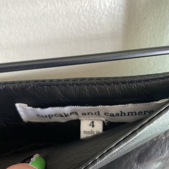 cupcakes and cashmere Marrie Leather Skirt - Picture 7 of 16